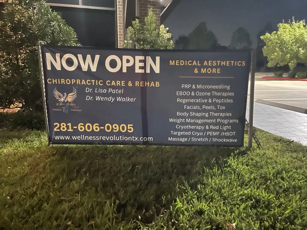 New Katy WRTX Address Now Open grass sign